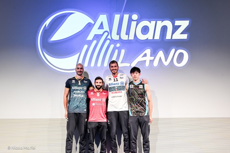 Allianz Milano: svelata in Torre Allianz la squadra 2023-2024