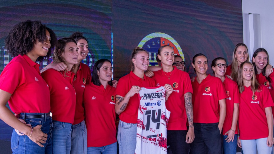 Allianz Geas Basket – La presentazione in Torre Allianz della nuova maglia di gioco